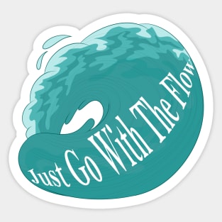 Go with the Flow Sticker